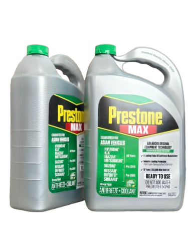 جالونين ماء برستون اخضر Prestone 50/50 Extended Li...