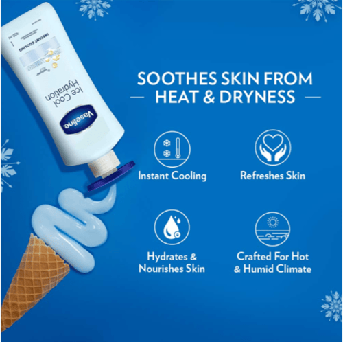 فازلين لوشن جسم ترطيب برودة الثلج - 725مل