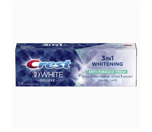 كرست معجون أسنان بياض ثلاثي الأبعاد ديلوكس أنتعاش...