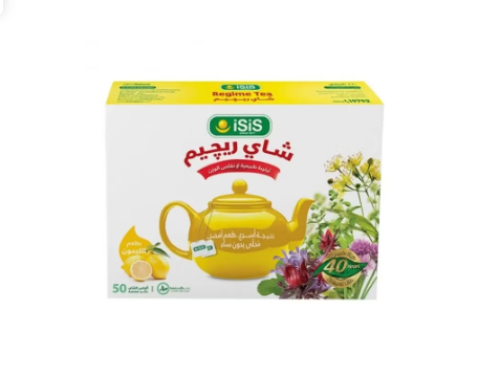 إيزيس شاى ريجيم بالليمون للتخسيس - 50 ظرف