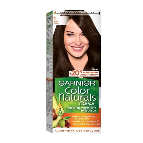 غارنييه صبغه شعر كولور ناتشرلز 4 بني