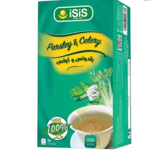 ايزيس شاي أعشاب البقدونس والكرفس العضوي - 25 كيس