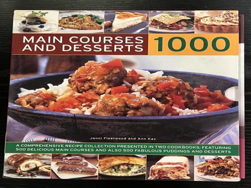 main courses and desserts 1000