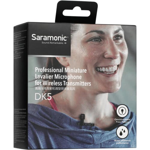 Saramonic DK5A Water-Resistant Omni Lav Mic (acces...