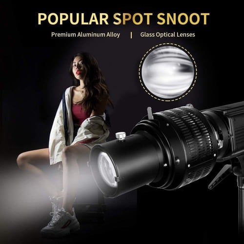 Focus Studio CSS-01 Conical Spot Snoot With Gobos...