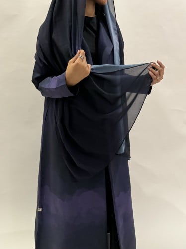 عباية بنفسجي بتصميم ناعم - كود #304