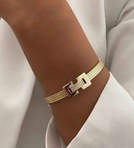 إسوارة حزام مطليه ذهب