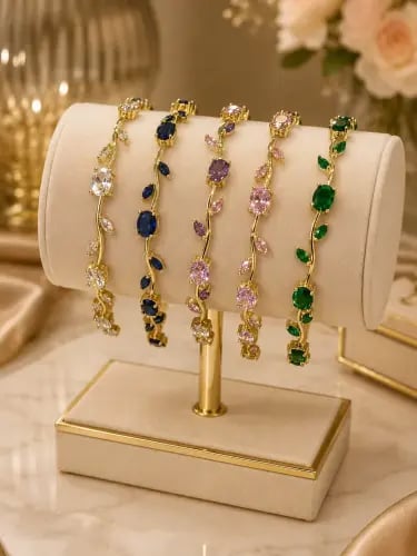 سوار التوليب الفاخر – مطلي ذهب 18K