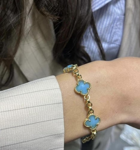 اساور وردات مطلية ملونه بألوان جذابه