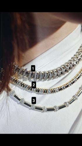 مجموعة عقود مطلية بالذهب الفاخر