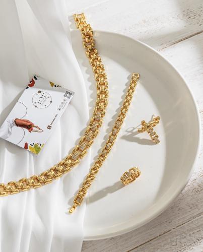 طقم شبيه الرولكس مطلي