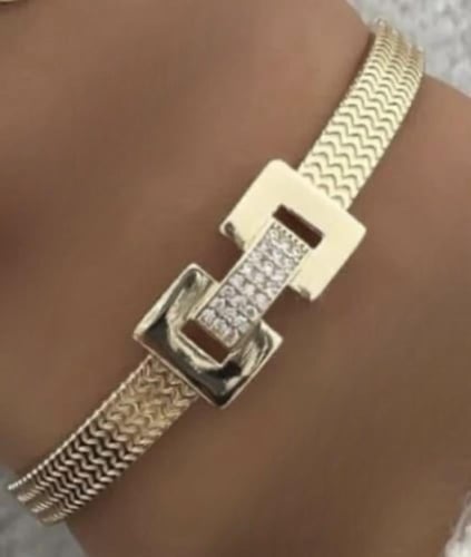 إسوارة حزام مطليه ذهب