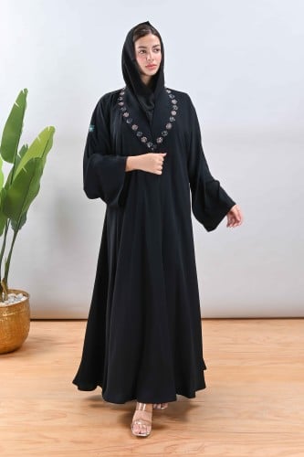 عباية الندى بتطريز يدوي