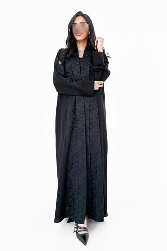 عباية كريب مع جكار