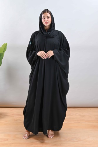 عباية كريب مشلح سادة