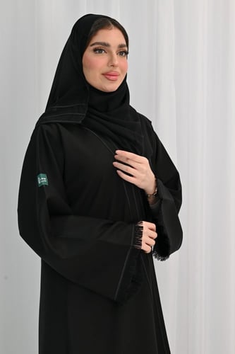 عباية كريب بقيطان اسود