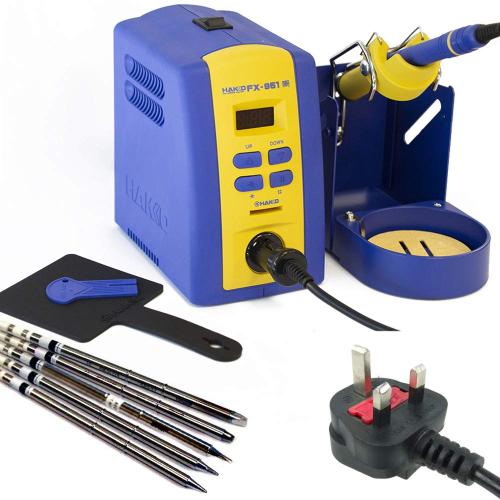 جهاز لحام شركة يابانية hakko مع راس الكاوية