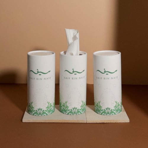 علبة مناديل عدد 10