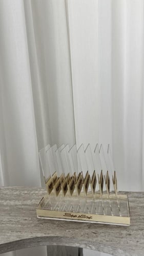 استاند مع كروت اكريليك للعيديات بعباره