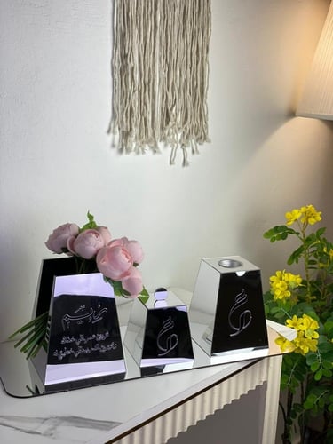 طقم المبخرة وبكس الورد ا أنيق