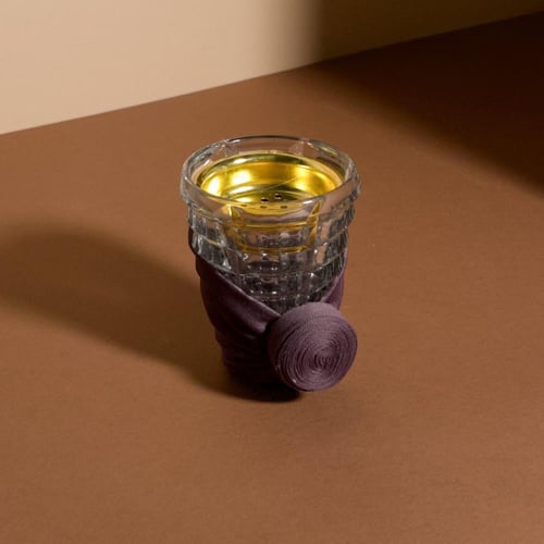 مبخرة زجاجية طويلة عدد 10