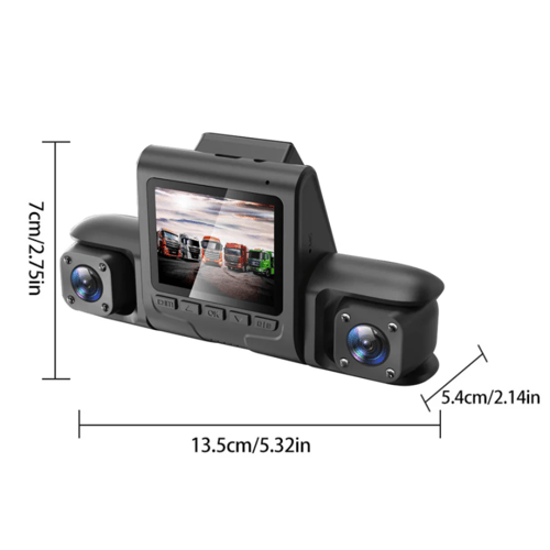 داش كام 4 كاميرات بدقة 1080P بشاشة عرض