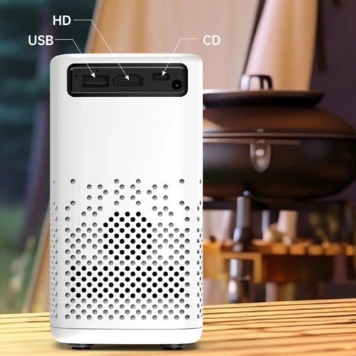 بروجكتر ذكي اندرويد ببطارية وسماعة شاحن تايب سي