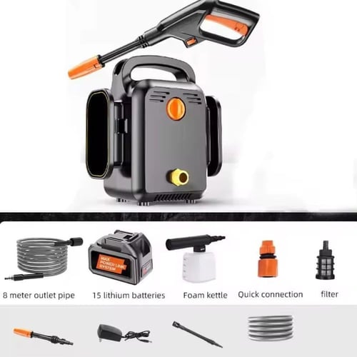 مضخة غسيل لاسلكي بطاريتين