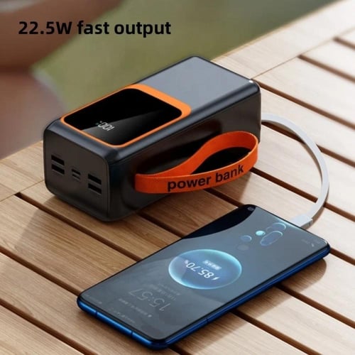 بطارية باور بانك 50،000 بشاشة وشحن سريع بقوة 22.5W