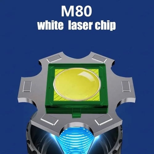 كشاف تلسكوبي قوي جدا بإضاءة طويلة المدى خاصية اللي...