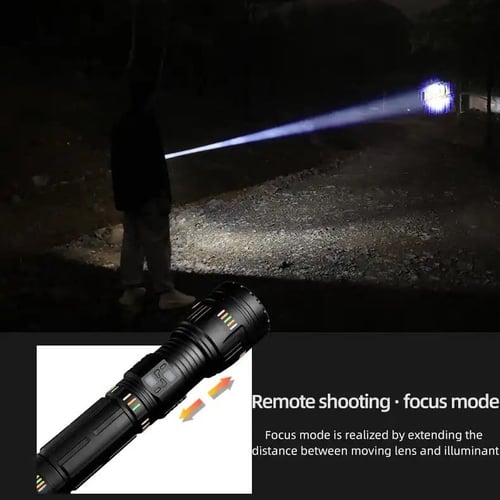 كشاف تلسكوبي قوي جدا بإضاءة طويلة المدى خاصية اللي...