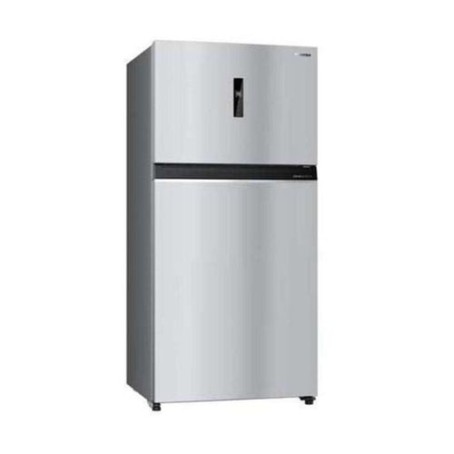 توشيبا ثلاجة بابين انفيرتر من الستانلس ستيل 21.5 ق...