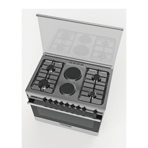 جليم غاز فرن غاز وكهرباء 6 شعلات - 134 ليتر - 60x9...