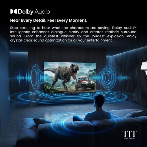 تي اي تي شاشة سمارت LED FHD أندرويد - 43 بوصة - أس...