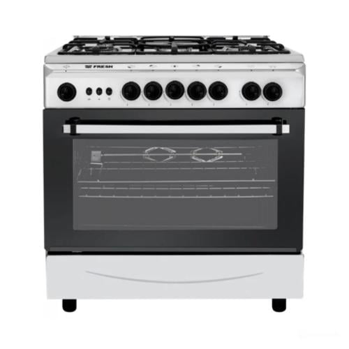 فريش فرن غاز 5 عيون 55×80 سم أمان كامل مع شواية FS...