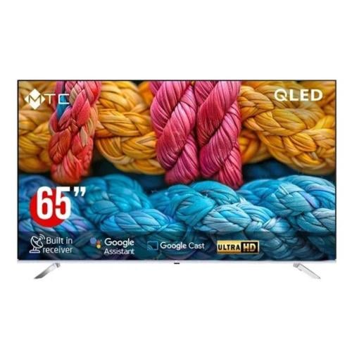 ام تي سي شاشة سمارت QLED مقاس 65 بوصة - 4K UHD - ن...