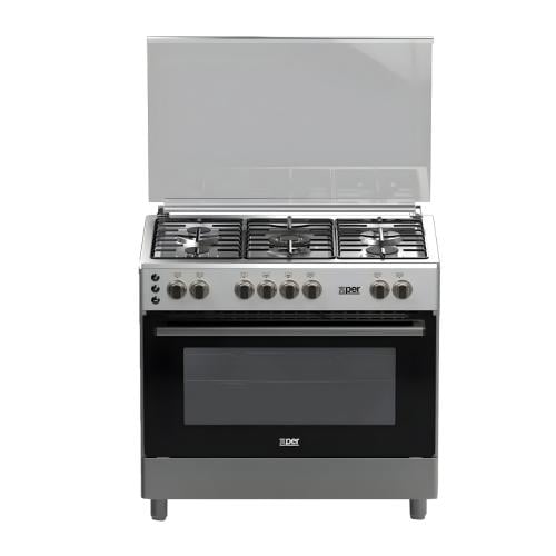 فرن اكسبير غاز 60*90 سم 5عيون تركي استيل XP960GGEN