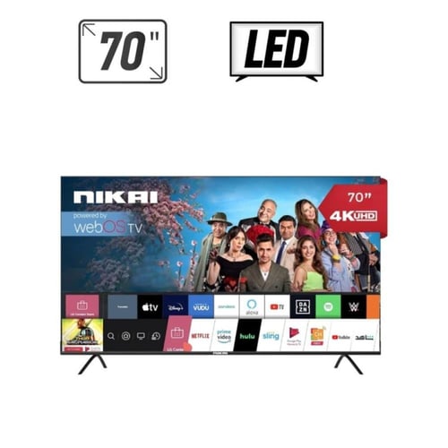 نيكاي شاشة سمارت 70 بوصة WebOS دقة UHD-4K موديل NI...