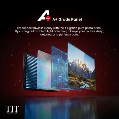 تي اي تي شاشة سمارت 85 بوصة - QLED 4K - أندرويد 14...