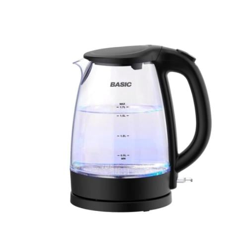 بيسك غلاية كهربائية 1.7 ليتر - 2200 واط - زجاج - أ...