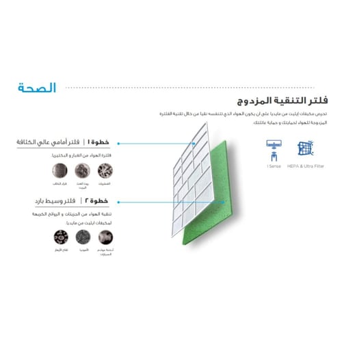 ميديا ايليت مكيف سبليت 24000 وحدة - ريش ذهبية - با...