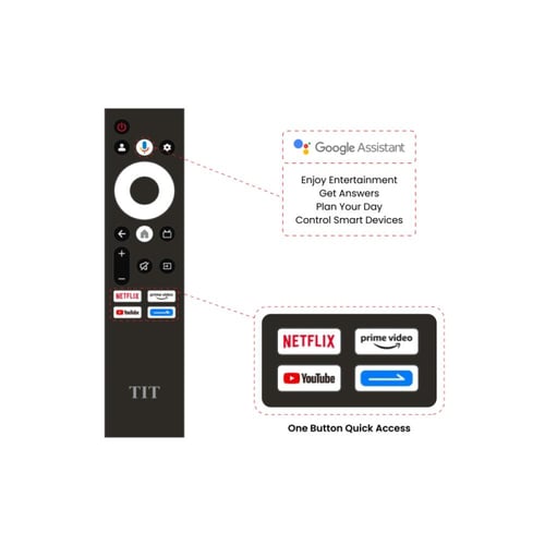 تي اي تي شاشة سمارت LED FHD أندرويد - 43 بوصة - أس...