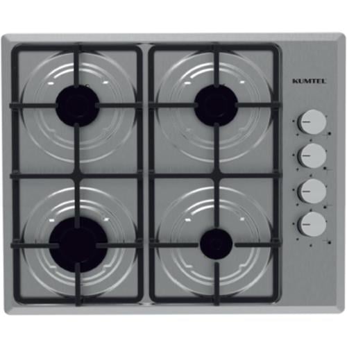 كومتيل سطح غاز بلت ان 60 سم - 4 عين - ستانلس ستيل...