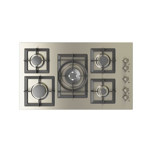 كتشن لاين سطح غاز بلت ان 5 شعلات شبك منفصل 90 سم إ...