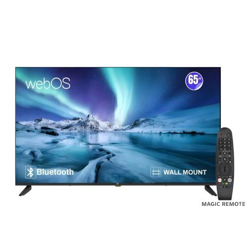 ام تى سى شاشة تلفزيون سمارت 65 بوصة UHD يدعم WebOS...