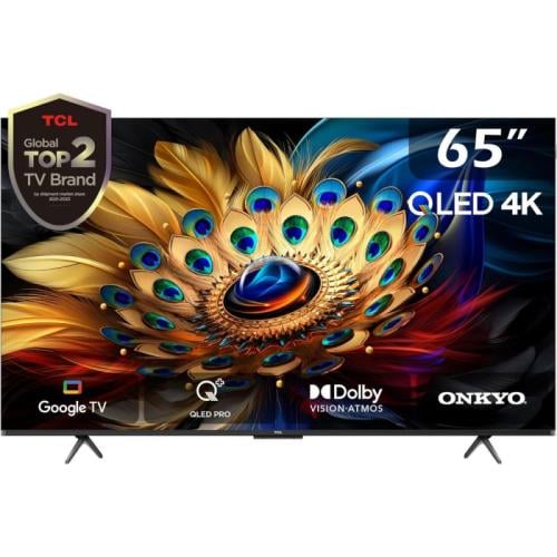 شاشة تي سي ال 75 بوصة اندرويد 4K-QLED رسيفر داخلي...