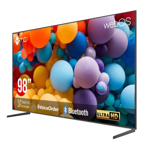 ام تي سي شاشة سمارت مقاس 98 بوصة - دقة 4K UHD - نو...