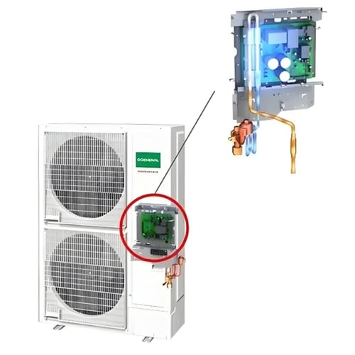 او جنرال مكيف مخفي 57000 وحدة بارد فقط - إنفرتر -...