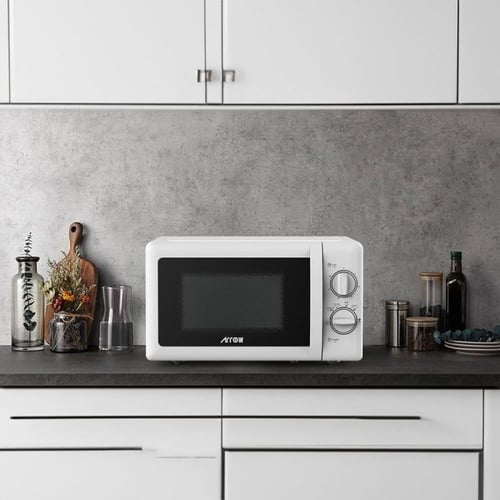 ارو ميكرويف 20 ليتر - 700 واط - أبيض - RO-20MW