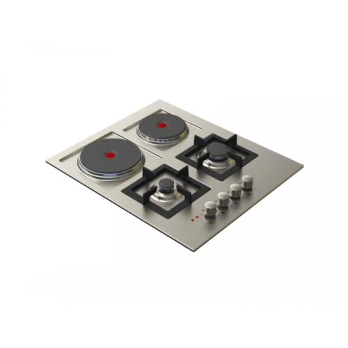 سطح غاز وكهرباء كتشن لاين 60 سم 4 عين ( 2 غاز + 2...